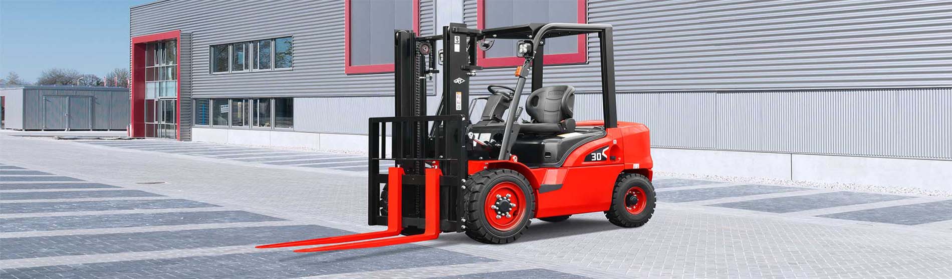 Forklift hire Aldershot unloading pallets from a commercial truck