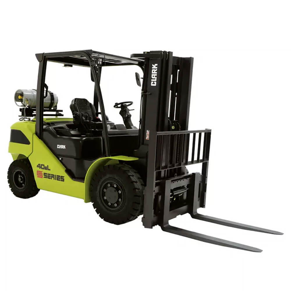 Forklift unloading commercial goods from a lorry in Aldershot