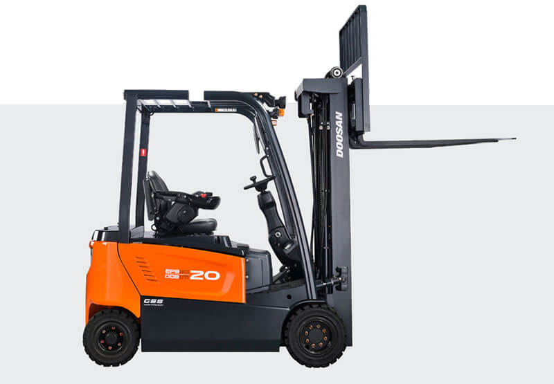 Forklift operator safely handling a commercial load in Aldershot